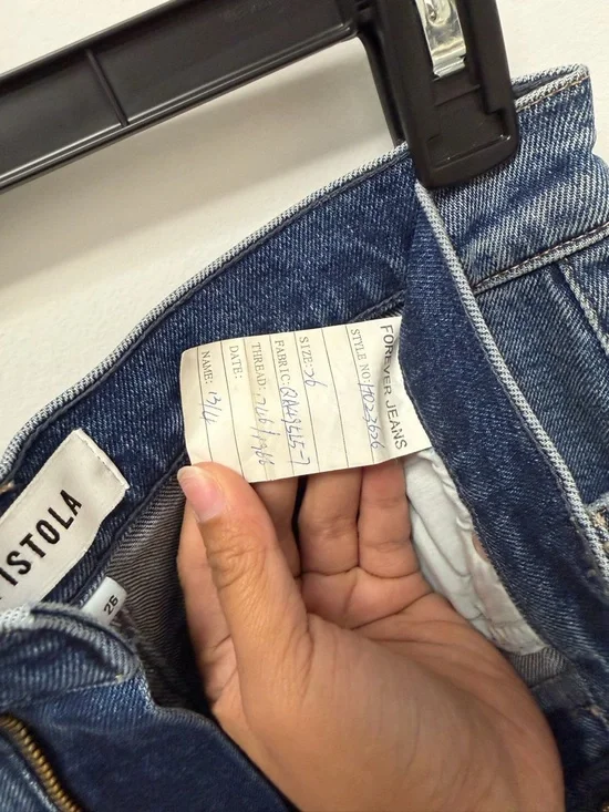 Pistola Barrel Leg Jean Size 26 SAMPLE - Picture 4 of 5